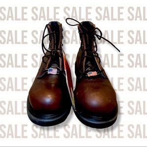 Red wing boots leather mens size 8
